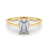 Emerald Cut Solitaire Engagement Ring - Diamonds By Rothschild