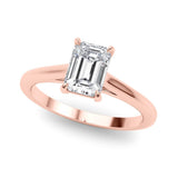 Emerald Cut Solitaire Engagement Ring - Diamonds By Rothschild