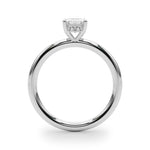 Emerald Hidden Halo Engagement Ring - Diamonds By Rothschild