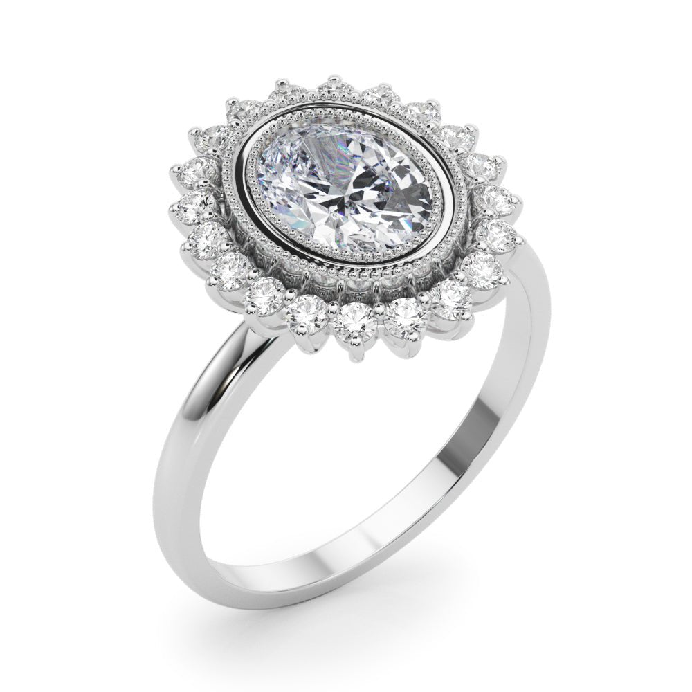 Engagement Ring Oval Center - Diamonds By Rothschild