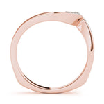 Fine Diamond Pavé Euro Shank Wedding Wrap Ring - Diamonds By Rothschild