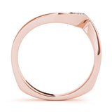 Fine Diamond Pavé Euro Shank Wedding Wrap Ring - Diamonds By Rothschild