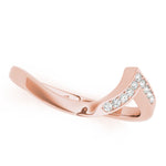 Fine Diamond Pavé Euro Shank Wedding Wrap Ring - Diamonds By Rothschild