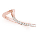 Fine Diamond Pavé Euro Shank Wedding Wrap Ring - Diamonds By Rothschild