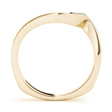 Fine Diamond Pavé Euro Shank Wedding Wrap Ring - Diamonds By Rothschild