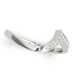 Fine Diamond Pavé Euro Shank Wedding Wrap Ring - Diamonds By Rothschild