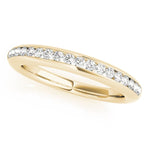 Fine & Sophisticated Channel Pavé Diamond Wedding Band - Diamonds By Rothschild