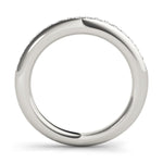 Fine & Sophisticated Channel Pavé Diamond Wedding Band - Diamonds By Rothschild