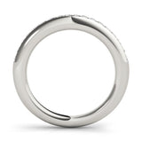 Fine & Sophisticated Channel Pavé Diamond Wedding Band - Diamonds By Rothschild