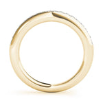Fine & Sophisticated Channel Pavé Diamond Wedding Band - Diamonds By Rothschild