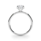 Hidden Halo Round Center Engagement Ring - Diamonds By Rothschild