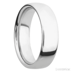 Lashbrook 14K White Gold Male Wedding Ring With Ultra Comfort - Diamonds By Rothschild