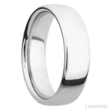 Lashbrook 14K White Gold Male Wedding Ring With Ultra Comfort - Diamonds By Rothschild