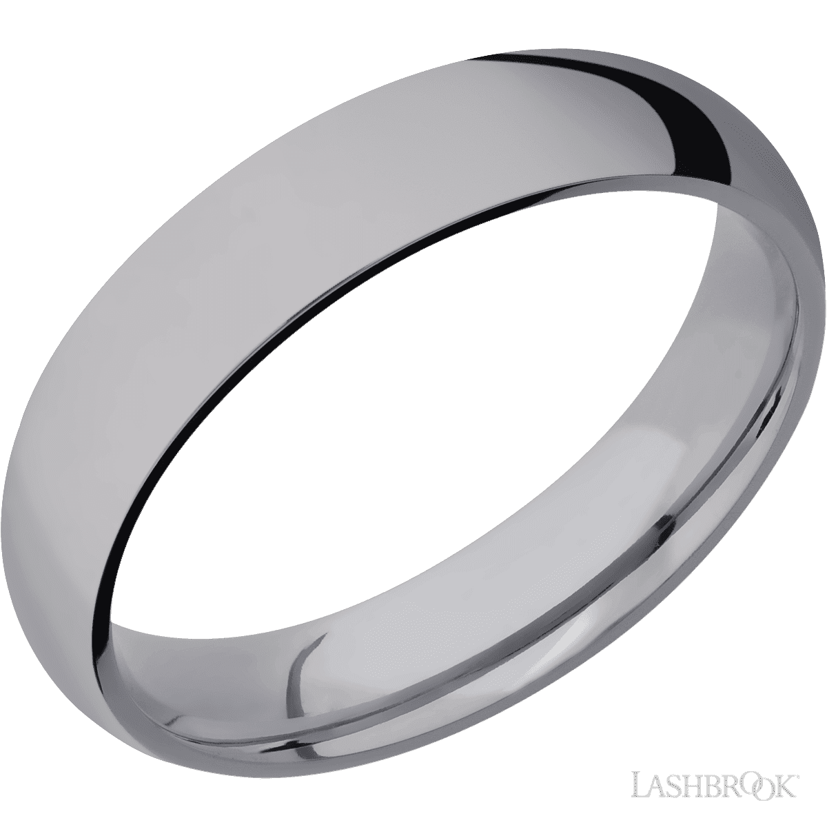 Lashbrook Tantalum Male Marriage Ring with Polish Finish - Diamonds By Rothschild