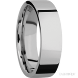 Lashbrook Titanium Male Marriage Band With Polish Finish - Diamonds By Rothschild