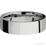 Lashbrook Titanium Male Marriage Band With Polish Finish - Diamonds By Rothschild