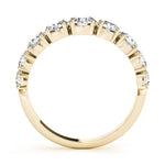 Luxurious 9 Stone Round Prong - Set Diamond Wedding Band - Diamonds By Rothschild