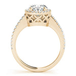 Oval Halo Engagement Ring - Diamonds By Rothschild