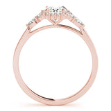 Oval Halo Side Stone Engagement Ring - Diamonds By Rothschild