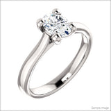 Oval Cut Shape Diamond Engagement Ring