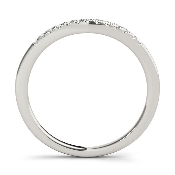 Pavé Wedding Ring To Match With 1/2ct & 3/4ct Engagement Ring - Diamonds By Rothschild