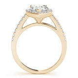 Pear Shape Halo Pavé Engagement Ring - Diamonds By Rothschild