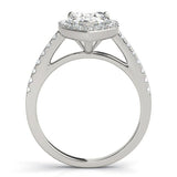 Pear Shape Halo Pavé Engagement Ring - Diamonds By Rothschild