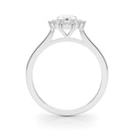 Pear - Shaped Halo Engagement Ring - Diamonds By Rothschild