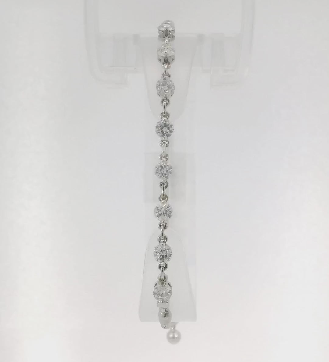 14KW Diamond Chain Bolo Bracelet - 1.34 ctw