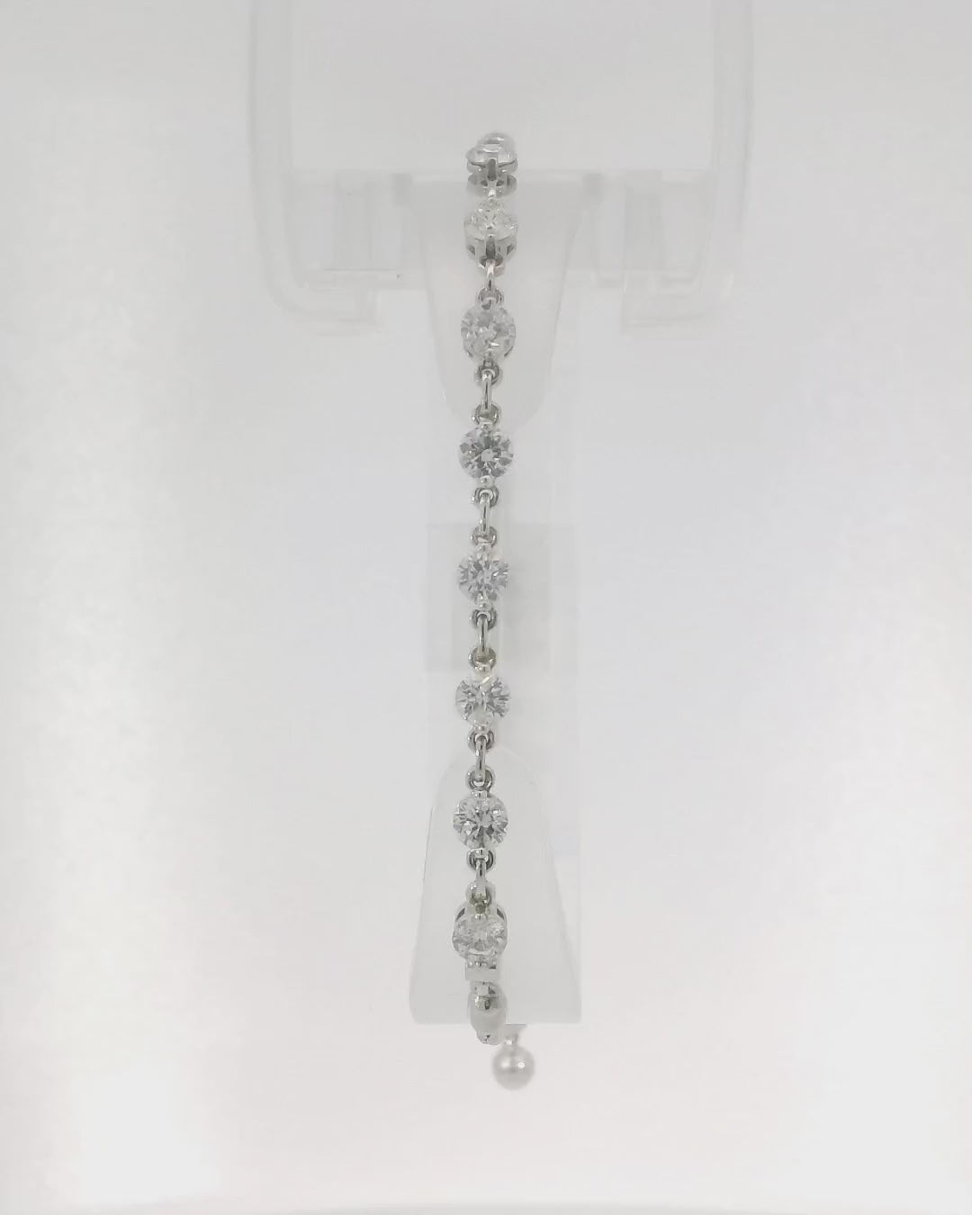 14KW Diamond Chain Bolo Bracelet - 1.34 ctw