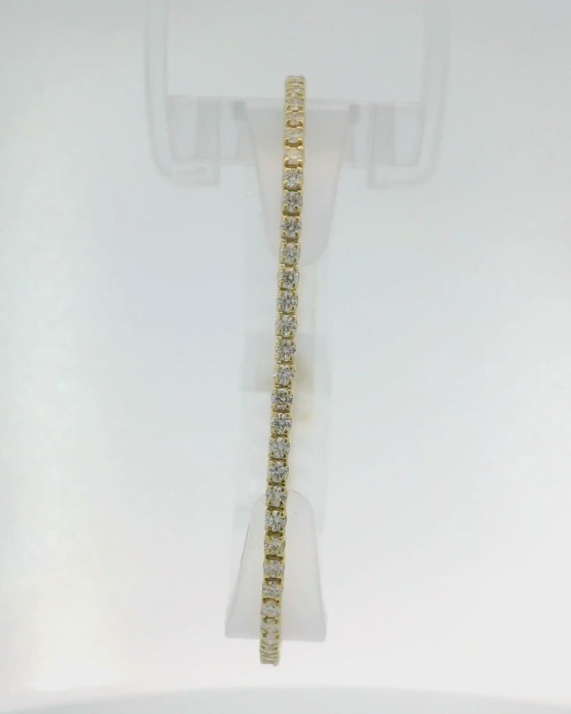 14KY Gold Diamond Bracelet - 2.83ctw