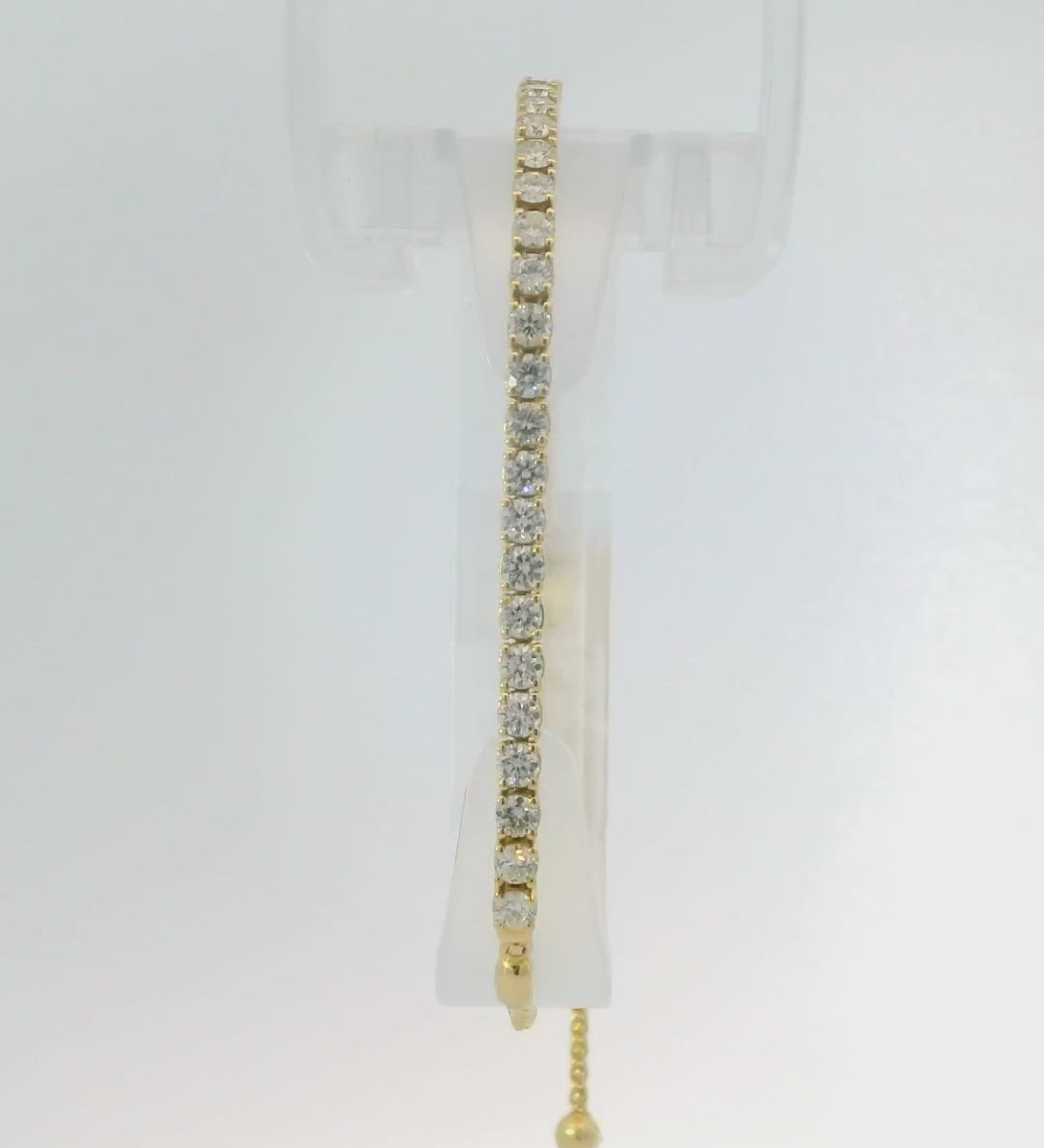 14KY Diamond Bolo Bracelet - 1.75 CTW