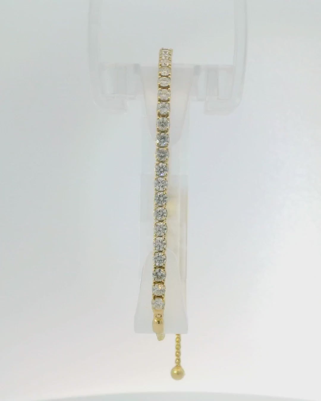 14KY Diamond Bolo Bracelet - 1.75 CTW