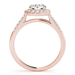 Round Halo Pavé Engagement Ring - Diamonds By Rothschild