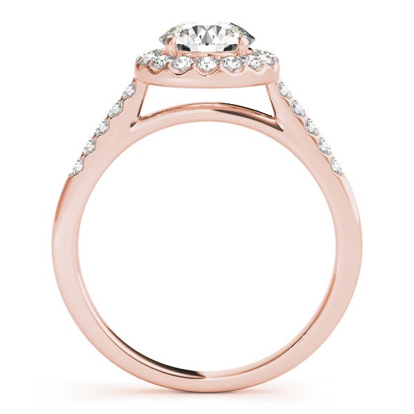 Round Halo Pavé Engagement Ring - Diamonds By Rothschild