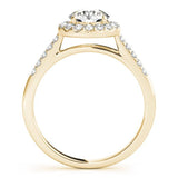 Round Halo Pavé Engagement Ring - Diamonds By Rothschild