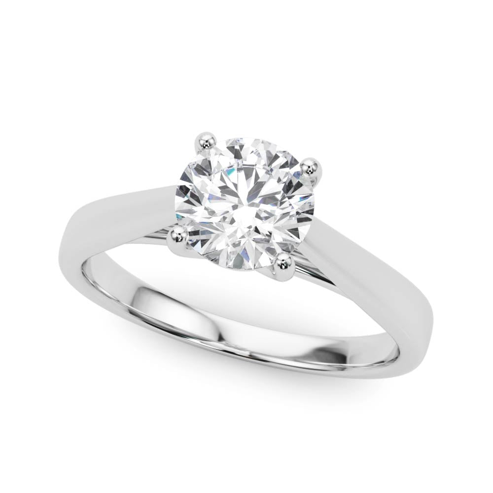 Round Prong Set Solitaire Engagement Ring - Diamonds By Rothschild