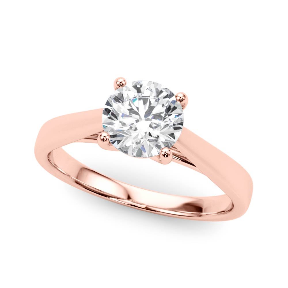Round Prong Set Solitaire Engagement Ring - Diamonds By Rothschild