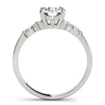 Side StoneRing With Marquise Side Stones - Diamonds By Rothschild