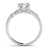 Side StoneRing With Marquise Side Stones - Diamonds By Rothschild