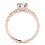 Side StoneRing With Marquise Side Stones - Diamonds By Rothschild