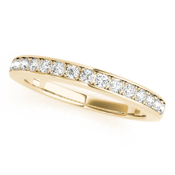 Simply Elegant Round Diamond Channel Pavé Wedding Ring - Diamonds By Rothschild