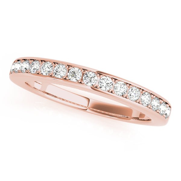 Simply Elegant Round Diamond Channel Pavé Wedding Ring - Diamonds By Rothschild
