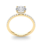 Single Row Round Solitaire Engagement Ring - Diamonds By Rothschild