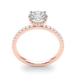 Single Row Round Solitaire Engagement Ring - Diamonds By Rothschild