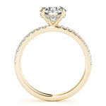 Single Row Round Solitaire Engagement Ring - Diamonds By Rothschild