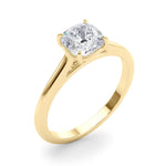 Solitaire Cushion Cut Diamond Ring Setting - Diamonds By Rothschild