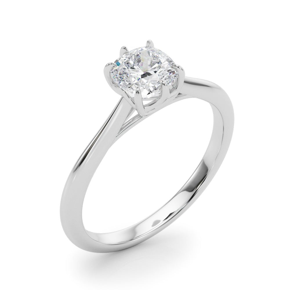Solitaire Cushion Cut Diamond Setting - Diamonds By Rothschild