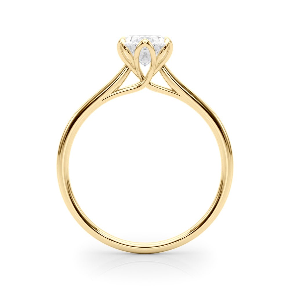 Solitaire Oval Engagement Ring - Diamonds By Rothschild