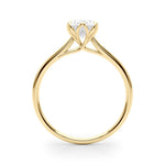 Solitaire Oval Engagement Ring - Diamonds By Rothschild